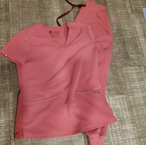 Womens figs quarts set casma top xs zamora jogger bottom xxs petite